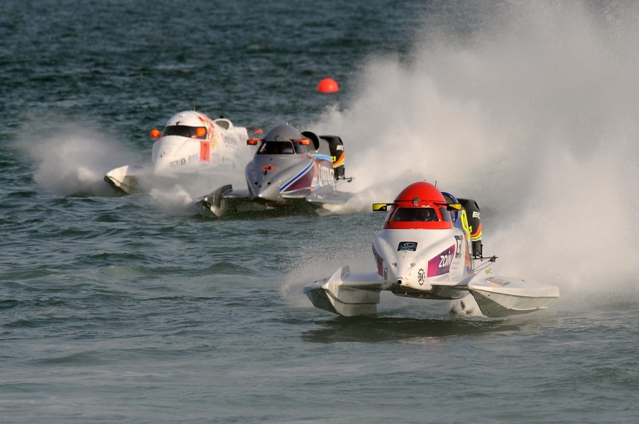 Qatar-Doha-March 14, 2015-The UIM F1 H2O Grand Prix of Qatar.  The first leg of the UIM F1 H2O World Championships 2015. Picture by Vittorio Ubertone/Idea Marketing